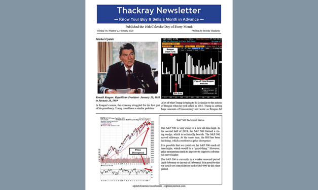 Thackray’s Newsletter 2025 February