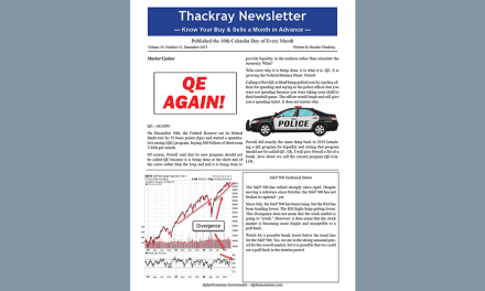 Thackray’s Newsletter 2025 December