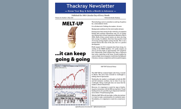 Thackray’s Newsletter 2026 May
